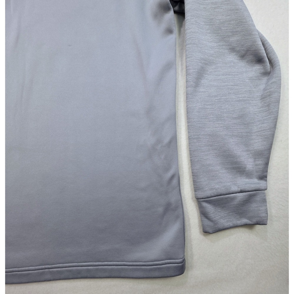 Under Armour Pullover‎ Mens L Black Gray 1/4 Zip Jacket Sweater ColdGear - Picture 3 of 10